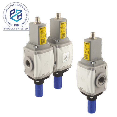 Elektrozawór bezpieczeństwa ISO 13849 – Seria AIR+